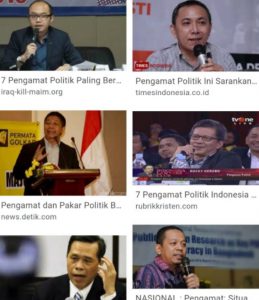 Riset P3S : Daftar Top 10 Pengamat Politik Indonesia