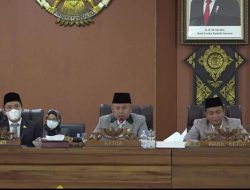 DPRD Ogan Ilir Gelar Rapat Paripurna, Dengan Agenda Penyampaian Jawaban Bupati Panca