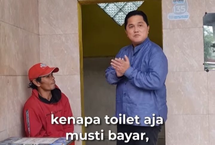 Usai Disidak Erick Thohir Pertamina Pastikan Semua Toilet Di Spbu Gratis Indonesia Parlemen