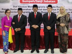 Lantik Stafsus dan Kakanwil BPN Bali, Menteri ATR/BPN Titipkan Pesan Ini