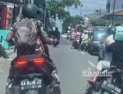 Heboh Video Oknum TNI Tendang Ibu Bonceng Anak di Jalan Raya