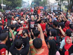 Ribuan Relawan Jokowi Deklarasi Dukung Ganjar Maju Pilpres 2024